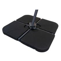 Base Central para Ombrelone Lateral 100 cm (larg) San Martin e Cancun Rivatti Polietileno HDPE Preto Base Central para Ombrelone Lateral 100 cm (larg) San Martin e Cancun Rivatti Polietileno HDPE Preto