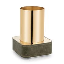 Base com material sintético e Vaso Alto Fragmentos Gold24K Base com material sintético e Vaso Alto Fragmentos Gold24K