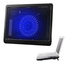 Base Com Suporte Vertical Cooler Led Para Notebook Samsung