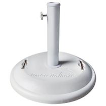 Base Concreto Para Guarda-Sol Redonda 22 kg Branca Mor Base Concreto Para Guarda-Sol Redonda 22 kg Branca Mor