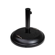 Base Concreto Para Guarda-Sol Redonda 22 kg Preta Mor Base Concreto Para Guarda-Sol Redonda 22 kg Preta Mor