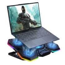 Base Cooler Notebook Gamer Até 19” Com 4 Fans Suporte Regulável Silencioso 2 USB Base Cooler Notebook Gamer Até 19” Com 4 Fans Suporte Regulável Silencioso 2 USB
