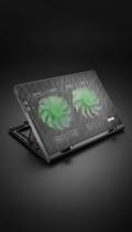 Base Cooler Para Notebook 17" com LED Verde e 2 USB Base Cooler Para Notebook 17" com LED Verde e 2 USB