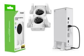 Base Cooler Xbox Series S Usb 2 Ventoinhas Branca Esfriament - Alinee