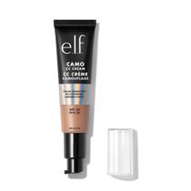 Base corretora de cor CC Cream e.l.f. Camo SPF30 Tan 425N