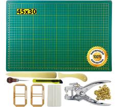 Base Corte 30x45 Gabaritos Post It Alicate Ilhós Dobradeiras