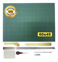 Base Corte 60x45 Régua 60cm Estilete Dobraeira Vincador Verd Base Corte 60x45 Régua 60cm Estilete Dobraeira Vincador Verd