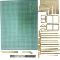 Base Corte 60x45 Régua Inox 30cm Gabaritos Cartonagem Vincador Dobrador