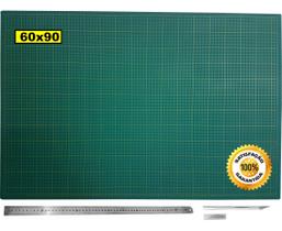 Base Corte A1 90x60 Régua Inox 60 Estilete Bisturi Precisão