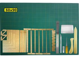 Base Corte A1 90x60 Régua Inox Estilete Gabaritos Cartonagem