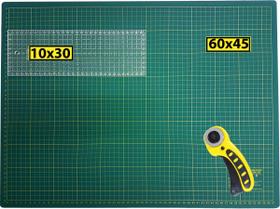 Base Corte A2 60x45 Régua 10x30 Cortador Scrapbook Patchwork