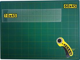 Base Corte A2 60x45 Régua 10x45 Cortador Scrapbook Patchwork