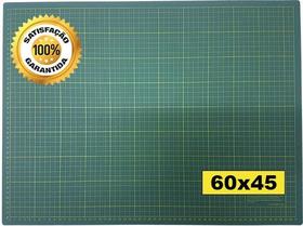 Base Corte A2 60x45cm Dupla Face Scrapbook Patchwork Verde.