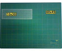 Base Corte A2 60x45cm Régua 10x30cm Scrapbook Patchwork.