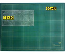 Base Corte A2 60x45cm Régua 15x30cm Scrapbook Patchwork.
