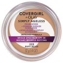 Base COVERGIRL & Olay Simply Ageless - Bege Claro (Buff Beige) 13ml Base COVERGIRL & Olay Simply Ageless - Bege Claro (Buff Beige) 13ml