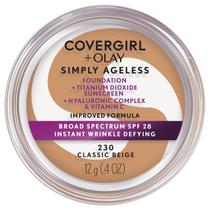 Base COVERGIRL & Olay Simply Ageless Classic Bege 12 ml