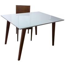 Base Cristal Madeira Para Mesa Jantar Tampo De Mdf Até 1,4 M