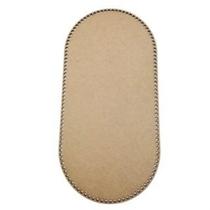 Base croche MDF 70x45cm para mini berço moisés Bebê, trocador Fio de malha