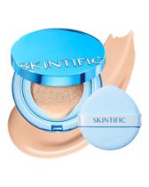 Base Cushion SKINTIFIC Velvet Matte Azul 01 Vanilla