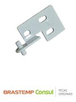 Base da Dobradiça Branca de Aço para Freezer Consul - Modelo 326043895