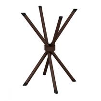 Base De Aço Para Mesa De 75x75 Ipanema Marrom Teixeira Marrom
