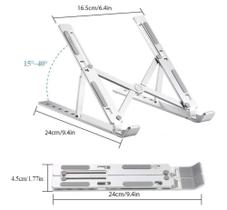 Base de apoio para Notbook Laptop Alumínio Ajustável