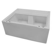Base de assento de banco para pontoon Wise DLX Series 71 cm branca Base de assento de banco para pontoon Wise DLX Series 71 cm branca