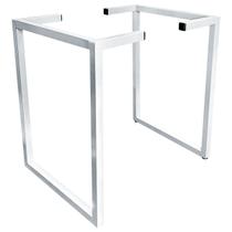Base de Banqueta Banco Nova York Industrial Cozinha Área Gourmet Branco Base de Banqueta Banco Nova York Industrial Cozinha Área Gourmet Branco