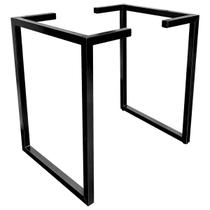 Base de Banqueta Banco Nova York Industrial Cozinha Área Gourmet Preto