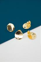 Base de Brinco de Ouro 18k - Par de Bijuterias Finas
