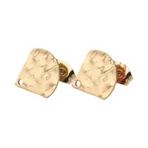 Base De Brincos De Aço Inoxidável Com Padrão De Estrela E Lua, 10 Peças, Para Fazer Joias DIY