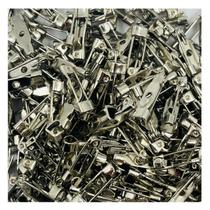 Base de Broche 16mm 200pç Metal Níquel Prata Artesanato 100g