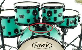 Base de Bumbo para Tons RMV PAC20 para colocar holders e tons sobre o bumbo Base de Bumbo para Tons RMV PAC20 para colocar holders e tons sobre o bumbo