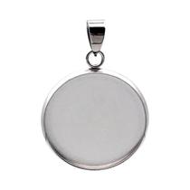 Base De Cabochão Em Aço Inoxidável Para Charms E Pingentes, 10 Peças, Suprimentos Para Confecção De