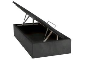 Base de Cama Box Bau Physical Camurca Cinza Solteiro 88 cm (LARG) - 52546 Base de Cama Box Bau Physical Camurca Cinza Solteiro 88 cm (LARG) - 52546
