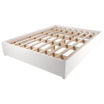 Base de Cama Box Casal Libia 138 X 188 Cm Branco - Viero Móveis