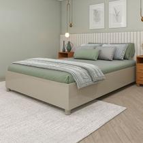 Base de Cama Box Casal Mônaco Off White - Tcil Móveis