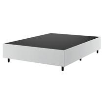Base de Cama Box Casal Zeus Linho Gelo 26779 - Vian