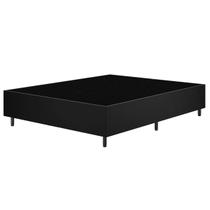 Base de Cama Box Casal Zeus Veludo Preto 26781 - Vian