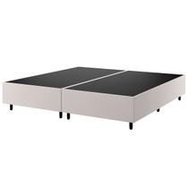 Base de Cama Box King Zeus Linho Amêndoa 26759 - Vian