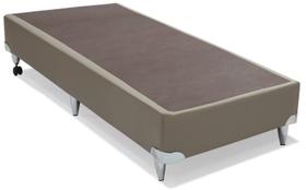 Base de Cama Box material sintético Bege Solteiro 88 cm (LARG) Baixa - 42796