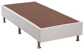 Base de Cama Box material sintético Branco Solteiro 88 cm (LARG) Alta - 42755