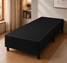 Base De Cama Box Solteiro Cama Box Solteirão Preto 88X1,88X34 Vtech Base De Cama Box Solteiro Cama Box Solteirão Preto 88X1,88X34 Vtech