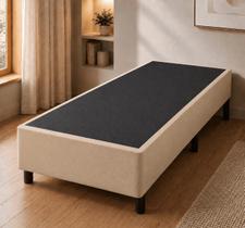 Base De Cama Box Solteiro Cama Box Solteiro Bege 78x188x44 Vtech Base De Cama Box Solteiro Cama Box Solteiro Bege 78x188x44 Vtech