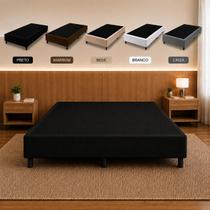 Base De Cama Cama Box Casal Base De Cama Box Cama Casal Padrão Cama Box Casal Bravus 138x188x44 Vtech