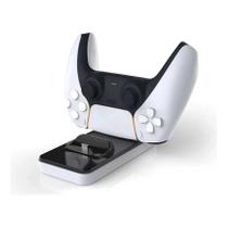 Base de Carregamento Compatível Com PS5 Controle DualSense USB Carregador Duplo Dock Estação Prática