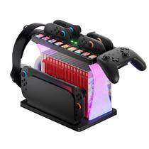 Base de carregamento da estação de armazenamento para Nintendo Switch 2 Uxilep Base de carregamento da estação de armazenamento para Nintendo Switch 2 Uxilep