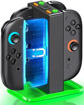 Base de carregamento NealGamefy para Joy-Con do Switch 2, magnética, 4 em 1