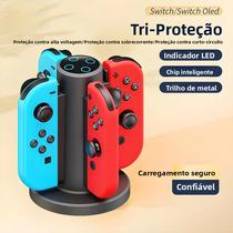 Base De Carregamento Para Nintendo Switch 4 Em 1 Multifuncional Para Joy-Con HONCAM DC5V/2A